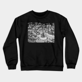 Traditional festive gifts and trinkets for sale at a traditional Christmas market in Germany Crewneck Sweatshirt